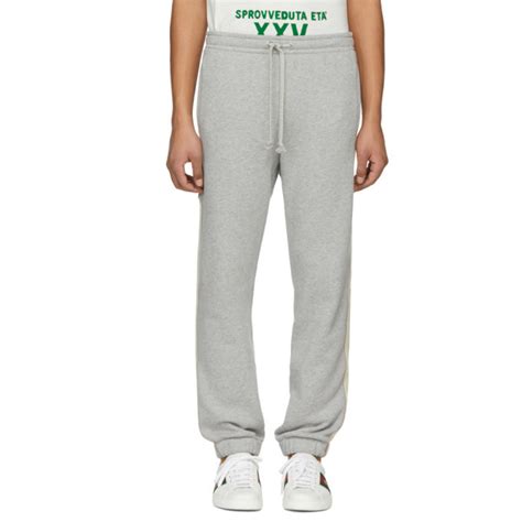 gucci grey sweatpants|farfetch gucci sweatpants.